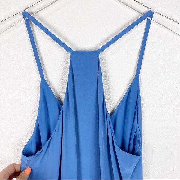 Joie Blue Silk Tank Top Jumpsuit Medium - Picture 7 of 12